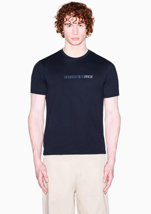 Armani Exchange - Maglia Uomo Blu Navy