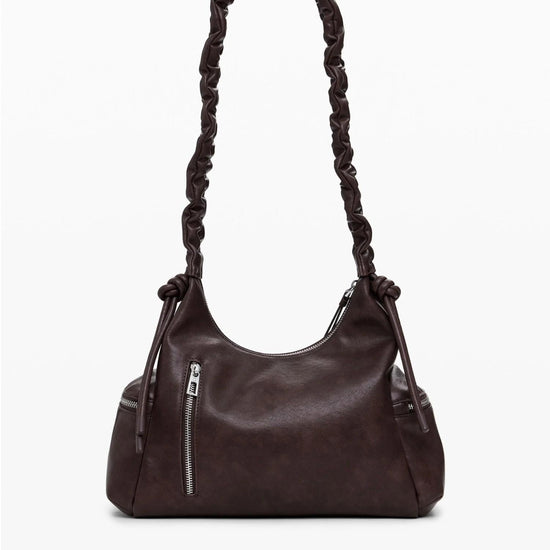 Desigual Borsa logo 3D con manico arricciato media Donna Marrone 25WAXPAY 6009 DESIGUAL 