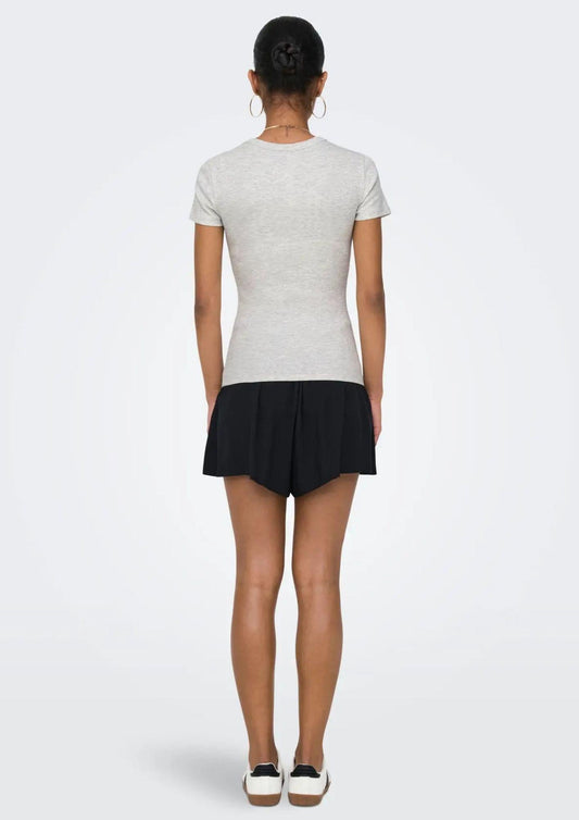 T-Shirt Donna Grigio Chiaro