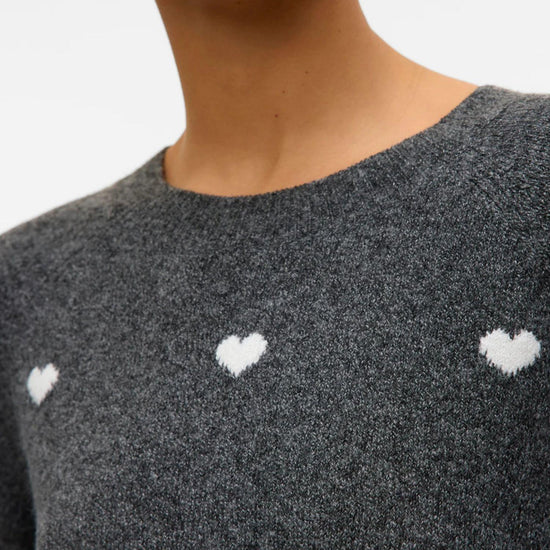Vero Moda Pullover Donna Doffy Grigio Scuro 10330790 Dark Grey Melange VERO MODA 