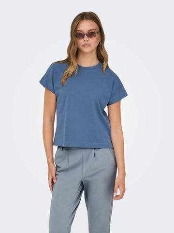 Only T-Shirt Donna Vintage Indigo Onlerica