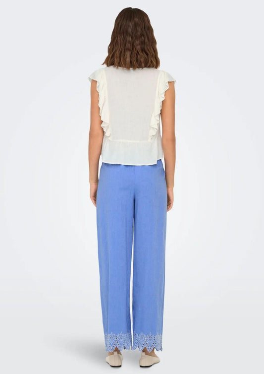 Only - Women's Trousers Paula Blue