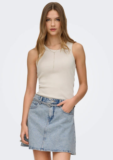 Only - Canottiera Donna Val Grigio