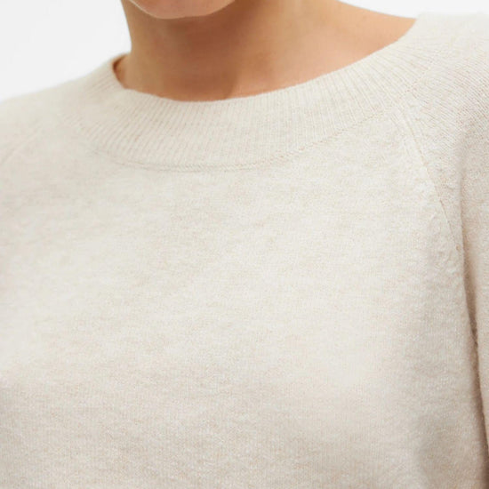 Vero Moda Maglia Donna Doffy Bianco Panna 10201022 Birch MELANGE VERO MODA 