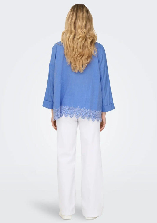 Only - Women's Graces Blue Shirt