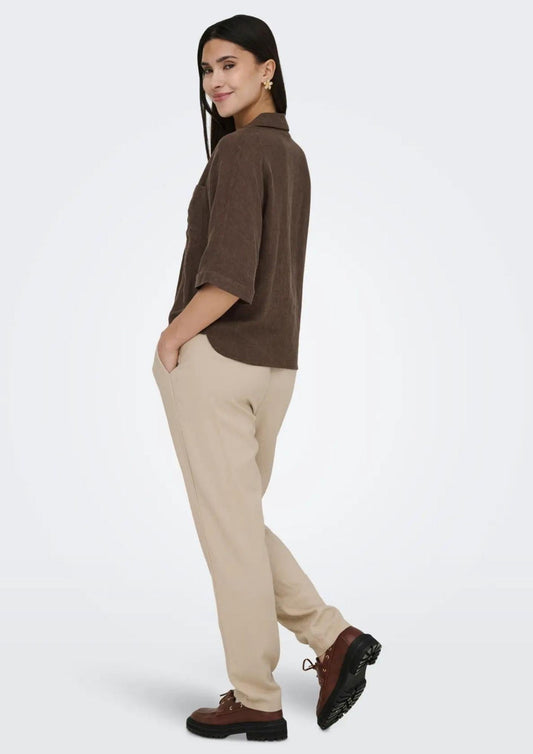 Only - Women's Shirt Brussels Chocolate