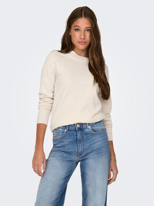 Only Women's Pullover Rica Beige