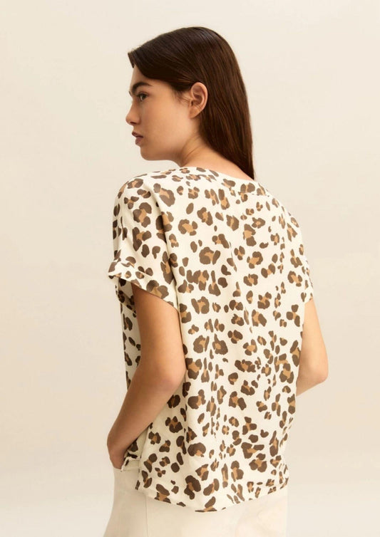 Emme Marella - Women's Sweater Off-white Frogs Animal Print