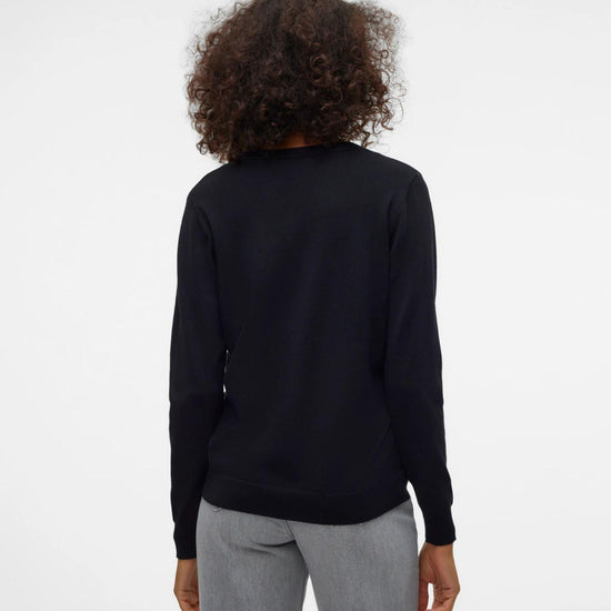 Vero Moda Cardigan In Maglia Donna Silje Nero 10320456 Black VERO MODA 