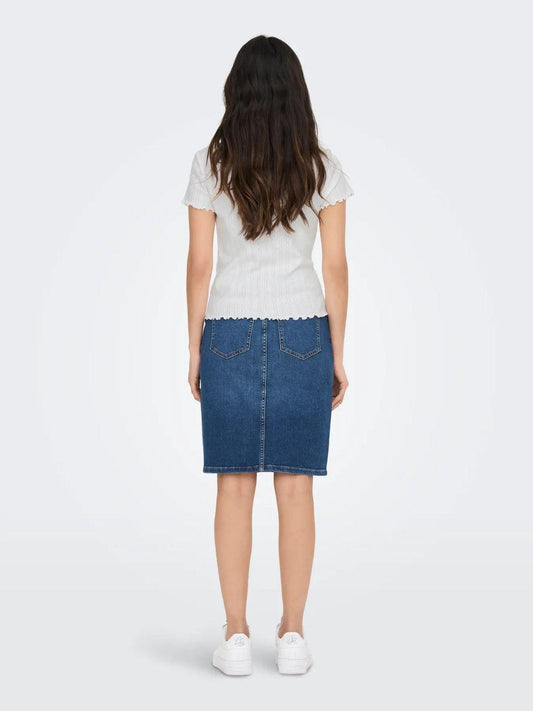 Top aderente Donna Bianco