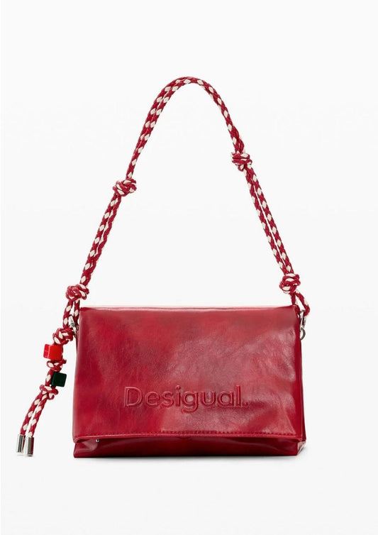 Desigual - Women's Half Logo Venecia 4.0 Red Bag