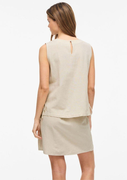 Vila - Women's Prisilla Beige Shirt