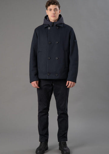 Rihunik Men's Quincey25 Navy Blue Winter Jacket