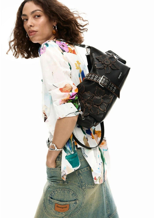 Desigual - Borsa Donna Bag Curio Choco New Banaba Marrone