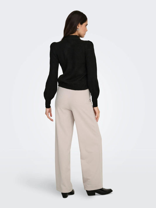 Jacqueline De Yong - Women's Wide Fit Trousers Chateau Gray geggo