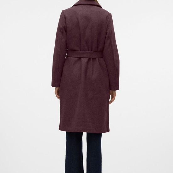 Vero Moda Cappotto Donna Fortuneaya Bordeaux 10278330 Winetasting MELANGE VERO MODA 