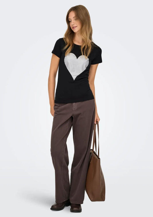 15366184Black LOVE HEART