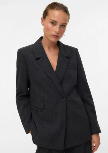 Vero Moda Women's Jacket Bestie Dark Grey