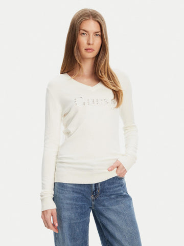 GUESS - LS VN KENZIE LOGO SWTR