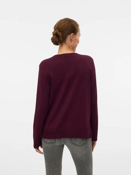 Vero Moda VMSILJE Pullover Donna Winetasting 10320451 Winetasting VERO MODA 