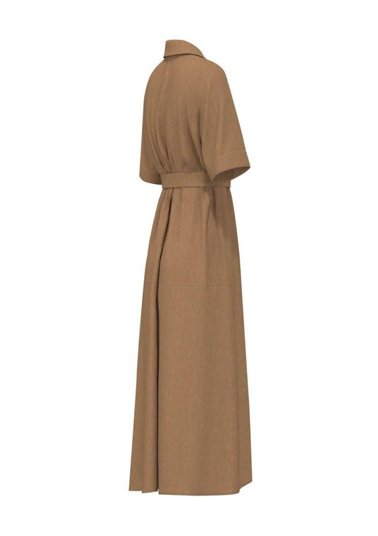 Emme Marella Women's Emmdetto Camel Dress