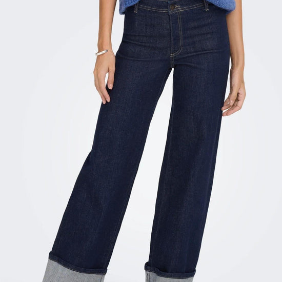 Jaqueline De Yong Jeans Donna Vanessa Denim Blu Scuro 15355528 Dark Blue Denim JACQUELINE DE YONG 