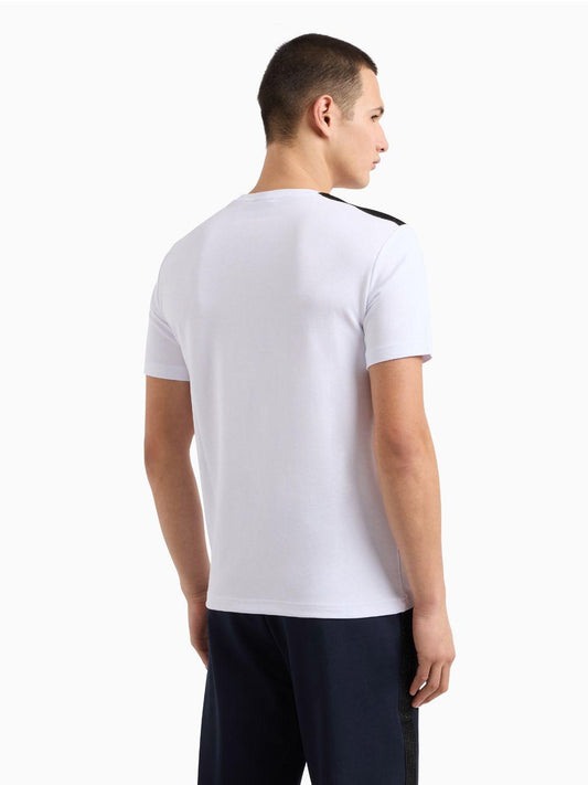 T-shirt EA7 Emporio Armani Girocollo Uomo Bianco