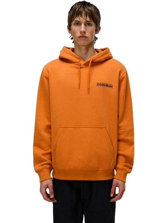 Napapijri - Felpa Uomo con Cappuccio Guide Arancione Zucca