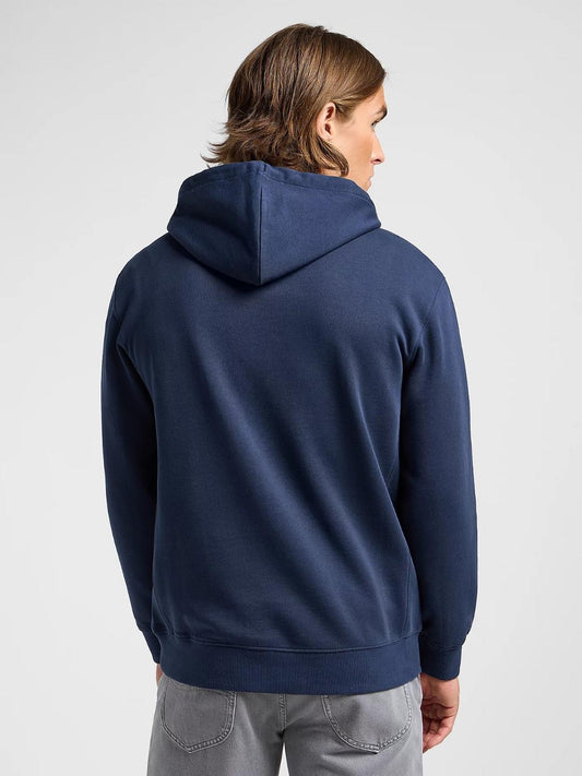 Felpa con cappuccio Plain Felpa Uomo Blu