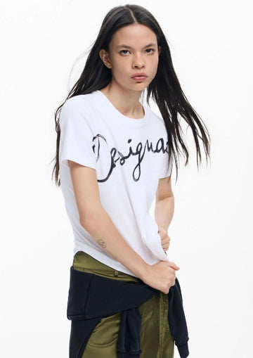 Desigual - Maglia Donna Florencia Bianca