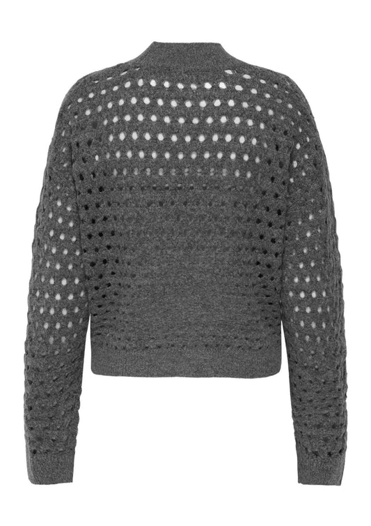 Jacqueline De Yong Pullover Donna Corinne Grigio