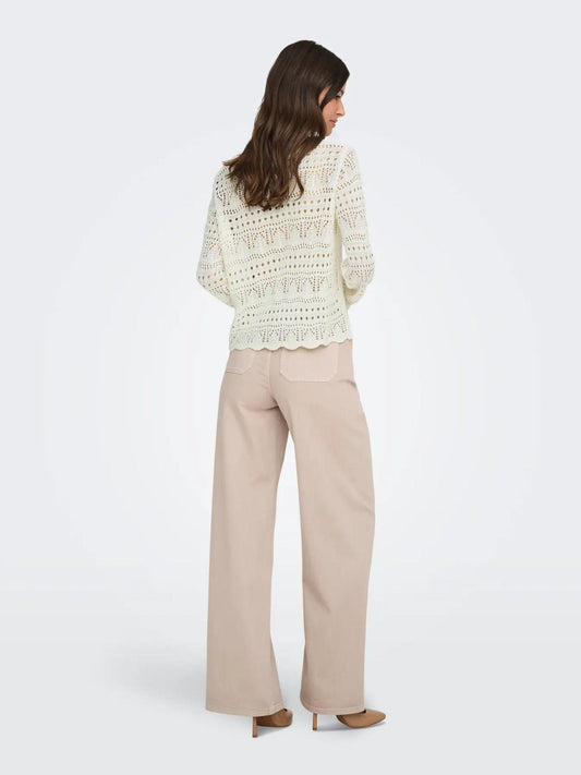 Jacqueline De Yong Women's Eggnog Jdysun Sweater