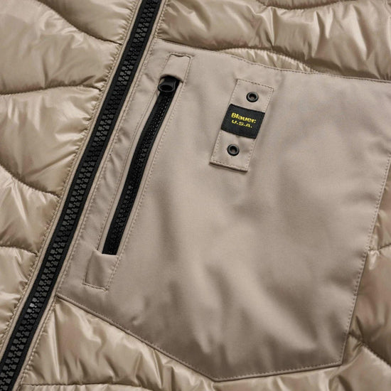 Blauer Piumino Uomo Albert Beige BLUC08078 6355 301 BLAUER 