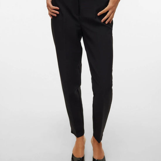 Vero Moda VMLINA Vita alta Pantaloni Donna Nero 10309140 BLACK VERO MODA 