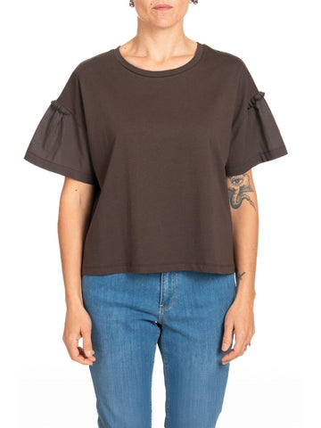 Diana Gallesi - Maglia Donna Marrone Cioccolato