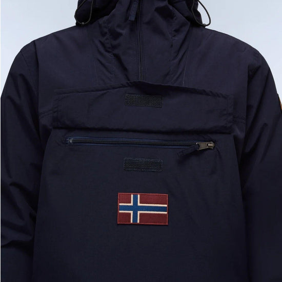 Napapijri Giacca Anorak Invernale Uomo Rainforest Blu Scuro NP0A4GMC 176 NAPAPIJRI 