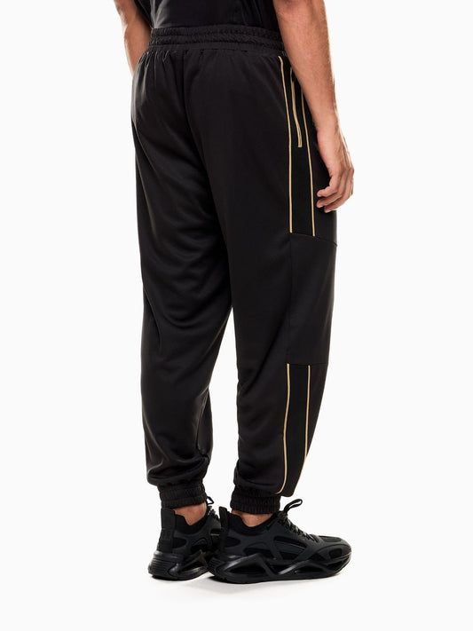 EA7 Emporio Armani Pantaloni jogger Soccer in tessuto tecnico Uomo Nero