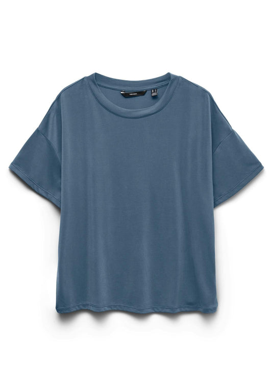 Vero Moda - Women's T-Shirt Filli China Blue