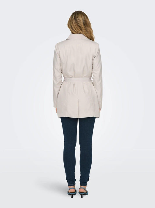 Only - Women's Trench Coat Moonbeam Valerie