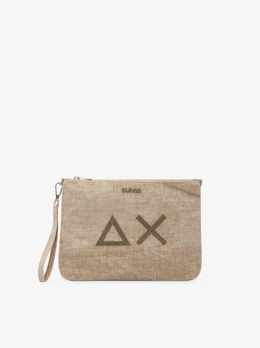 Pochette Velvet Beige