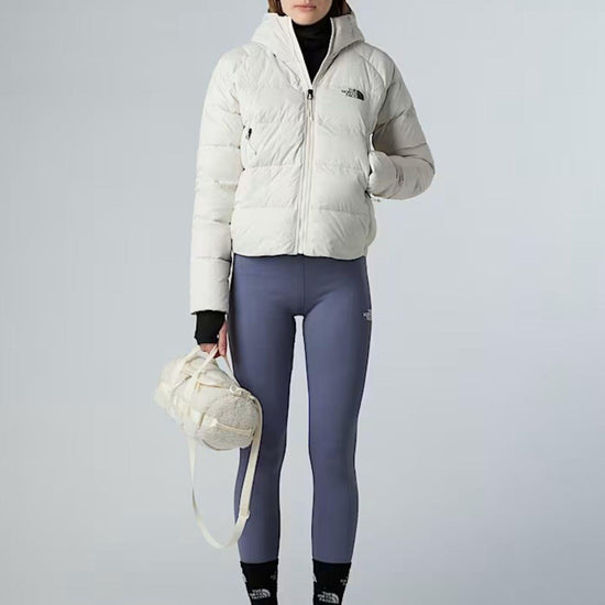 The North Face Giacca in Piumino con Cappuccio Donna Hyalite White Dune NF0A8E75 QLI THE NORTH FACE 