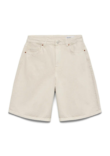 Vero Moda - Bermuda Donna Ecrù Denim