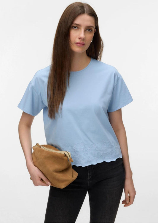 Vero Moda - Women's Noah Blue Cashmere Sweater
