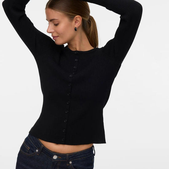 Vero Moda VMWONDER Cardigan Donna Nero 10330859 Black VERO MODA 
