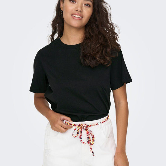 T-Shirt Donna Nero 15292431 Black JACQUELINE DE YONG 