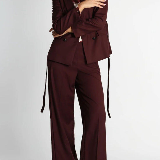 Emme Marella Pantalone Donna Sarago Bordeaux 2525136141200 005 EMME MARELLA 
