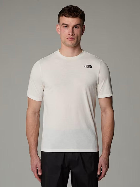 Maglietta The North Face Foundation Mountain Uomo Bianco Dune