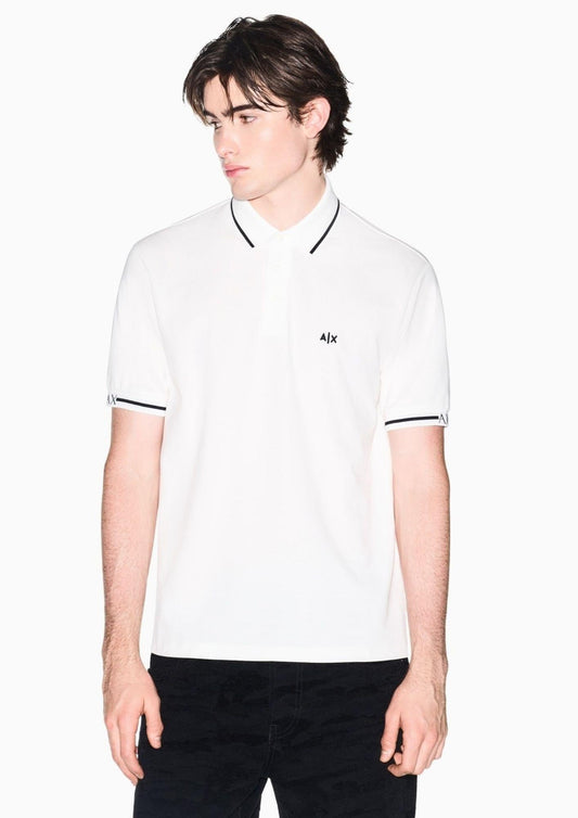 Armani Exchange - Men's White Polo Shirt