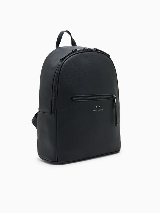 Armani Exchange Zaino semi-rigido con tasca esterna Nero