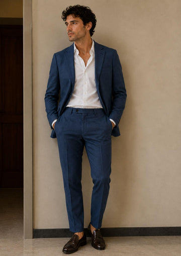 Sergio Cipriani - Abito Uomo Grisaglia Blu